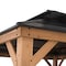 Sunjoy 10x12 Hard Top Gazebo Cedar A102001102 - alternate 5