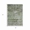 Homeroots 5' X 8' Olive Green And Ivory Argyle Washable Indoor Outdoor Area Rug 615807 - alternate 5