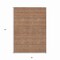 Homeroots 3' X 5' Orange And Taupe Striped Washable Indoor Outdoor Area Rug 610558 - alternate 6