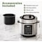 Simple Deluxe 9 in 1 Electric Pressure Cooker, Warmer and Sterilizer, Saute, Slow Cooker, Rice Cooker, Multi-Func 3A88HKCOOKPRESS6 - alternate 7