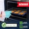 Bakken-Swiss Bakken 8-Piece Stackable Bakeware Set, Ceramic Non-Stick, PTFE, PFOA and PFOS Free, Oven-Safe BKCRSTBKBUL - alternate 6