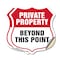 Signmission Private Property Shield Sign Private Pro, 6 inch X 6 inch, Vinyl Decal, 2PK SHI-D-2PACK-6-444 - alternate 1