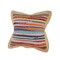 Homeroots Set of Two 20" Blue Red And Natural Striped Cotton And Jute Throw Pillows, 2PK 588355 - alternate 3
