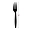 Smarty Had A Party Black Plastic Disposable Forks (1000 Forks), 1000PK 420F-BK-CASE - alternate 7