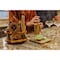 Picnic Time Family Of Brands Carousel Lazy Susan Bar Set, Acacia Wood and Gold 673-02-508-000-0 - alternate 6