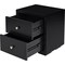 Homeroots Three Piece Black Solid Wood Bedroom Set 523693 - alternate 8