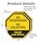 Signmission No Trespassing No Soliciting Police, 4 inch X 4 inch, Vinyl Decal, 2PK OC-D-2PACK-4-102 - alternate 3