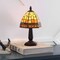 Jonathan Y Carter Tiffany-Style 12" LED Table Lamp, Red/Yellow JYL8016B - alternate 4