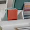 Martha Stewart Weston Wooden Desktop Organizer Caddy W/ Open Lower Storage Compartment, Engineered Wood, White LY-E20615-WH-MS - alternate 7