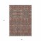 Homeroots 8' X 10' Red And Dark Blue Floral Washable Indoor Outdoor Area Rug 564371 - alternate 5
