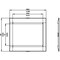 Siemens cover frame for door cutout 104.6 x 75.8mm WxH accessory for: motor 3VA9237-0SB30 - alternate 2