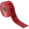 Ironwear 3in x 1000' Barricade Tape, Danger Hydroblasting, 2.5 Mil Thick, Red 1101-03 - alternate 2