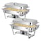 Megachef 9.5Qt Stackable Stainless Steel Professional Chafing Dish/Buffet Server Trays, 2PK MG-430301-2 - alternate 1