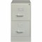 Lorell Fortress Series 2-Drawer Vertical File Cabinet, 15" x 25" x 28.4", Gray LLR60654 - alternate 1