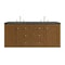 James Martin Vanities Laurent 60" Double Vanity, Honey Oak w/ 3 CM Parisien Bleu Silestone Top 545-V60D-HNO-3PBL - alternate 6