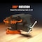 Vevor 6" Bench Vise w/ Anvil 360 Deg Swivel Locking Base Heavy Duty Ductile Iron 9526 - alternate 6