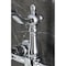 Kingston Brass Two-Handle Wall Mount Bridge Kitchen Faucet, Polished Chrome KS2441AX - alternate 2