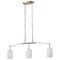 Nuvo Liam, 3 Light Island Pendant, Burnished Brass, White Opal Glass 60/8208 - alternate 1