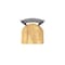 Holland Bar Stool Co 410 Jackie Stainless Steel 36in Swivel Bar Stool with Natural Maple Seat 41036SSNatMpl - alternate 6