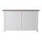 Homeroots Modern Farmhouse Brown And White Buffet Server 388226 - alternate 6