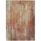 Homeroots 8' X 10' Orange Beige And Taupe Striped Washable Indoor Outdoor Area Rug 577262 - alternate 4