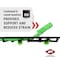 American Forge & Foundry Creeper, Steel, 400 lb, Heavy-Duty, Green 57102 - alternate 4