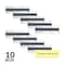 C-Line Products 2" x 6" Side Load Magnetic Label Holders, 10/PK, 10PK/BX 87820-BX - alternate 4