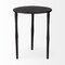 Homeroots 20" Black Iron Round End Table 392015 - alternate 3