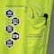 Ergodyne M Lime Class 2 Hi-Vis T-Shirt Black Bottom Womens 8276BK - alternate 6