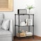 Factory 2U Wire Shelving Unit, 12inD x 18inW x 26inH, 3 Shelves, Light Duty 133 lbs Per Shelf, Grey 803961 - alternate 5
