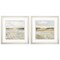 Homeroots Set of Two 18" Sunset Landscapes Champagne Framed Wall Decor, 2PK 365271 - alternate 1
