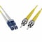 Unc Group Fiber Optic Patch Cable, Lc-St, 9 125 Singlemode Duplex, Yellow, 1M FJ9LCST-01M - alternate 1