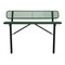 Leisure Craft Bench/Back, Ingroud Mount, 6ft., Blk/Grn B6WBIG-BLACK GREEN - alternate 1