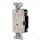 Hubbell Wiring Device-Kellems Straight Blade Receptacle, 5-20R, 20 A, 125V AC, 2 Pole, 3 Wire, Surface Mount, Grounded HBL2162STLATR - alternate 2