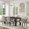 Manhattan Comfort 6-Piece Hillman Dining Chair and Arm Chair in Light Grey 6-DC087AR2-LG - alternate 1