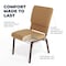 Flash Furniture Hercules Church Chair, 19-1/4 in W 25" L 33-1/4" H, Fabric Seat FD-CH02185-CV-BN-BAS-GG - alternate 7