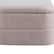 Homeroots 47in Beige and Gold Fabric Upholstered Bench 668853 - alternate 4