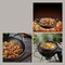 Bakkenmaster Bakken 14 in Pre-Seasoned Cast Iron Wok with Wooden Lid, Flat Bottom, Oven & Stove Safe BAKCASTWOK - alternate 5