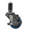 Service Caster 3'' Solid Poly Swivel 1-1/8'' Expanding Stem Caster with Brake SCC-EX20S314-SPUS-TLB-118 - alternate 1