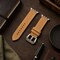 Elegani Band Compatible with Apple Watch 41mm, Light Brown, Silver, Black, Yellow Gold, Rose Gold Buckle LSCHPAM-LBRN-41 - alternate 2