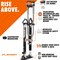 Surpro Double-Sided Drywall Stilts, Magnesium Base, 21 in - 31 in Height, QuadLock Contractor-Grade Stilts S2X-M-2131 - alternate 4