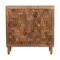 Homeroots 33in Brown Solid Wood Accent Cabinet With Two Doors And Two Drawers 720269 - alternate 1