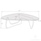 Leisuremod Imperial Triangle Coffee Table, Black NG52BL - alternate 3