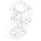 Monarch Specialties Accent Table, 21-in. h, End, Side, Storage Drawer, Nightstand, Lamp, Living Room, Bedroom, Brwn Oak I 2526 - alternate 2