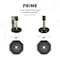 Snappad TRAILER JACK ACCESSORIES Rubber; Fits 10 Inch Round Jack Foot; Black; 13-1/4 Inch Diameter; Set Of 4 PRSP4 - alternate 4