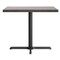 Flash Furniture Bennett 36 in Square Solid Wood Indoor Tabletop in Dark Brown with 30 in x 30 in Dining Height GSF-SQ36-DKBRN-T3030-GG - alternate 4