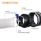 Powertec 3in x 10ft PVC Dust Collection Hose with 4in to 3in Reducer & 5PK 3in Key Hose Clamps 70437N - alternate 7