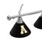 Holland Bar Stool Co Appalachian State 3 Shade Billiard Light, Chrome Fixture BL3CHAppStU - alternate 5
