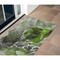 Homeroots 3' X 5' Green Abstract Washable Non Skid Indoor Outdoor Area Rug 559454 - alternate 1