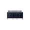 James Martin Vanities Brittany 72'' Double Vanity, Victory Blue w/ 3 CM Ethereal Noctis Silestone Top w/ Wireless Charger 650-V72-VBL-FENC - alternate 1